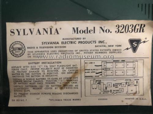 T6 Six Transistor 3203GR ; Sylvania Hygrade, (ID = 2328649) Radio