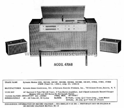 4706B Ch= 1-634-2 and Ch= 1-644-1; Sylvania Hygrade, (ID = 2518191) Radio