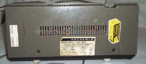 AK 37 ; Sylvania Hygrade, (ID = 2690114) Radio