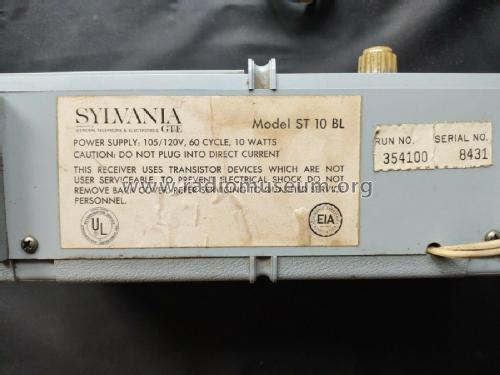 Solid State ST 10 BL ; Sylvania Hygrade, (ID = 2743431) Radio