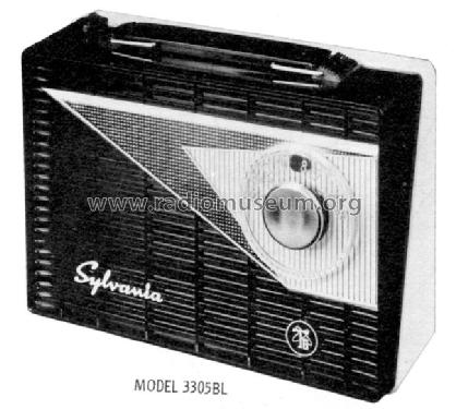 T6 Super-6-Transistor 3305BL ; Sylvania Hygrade, (ID = 798201) Radio