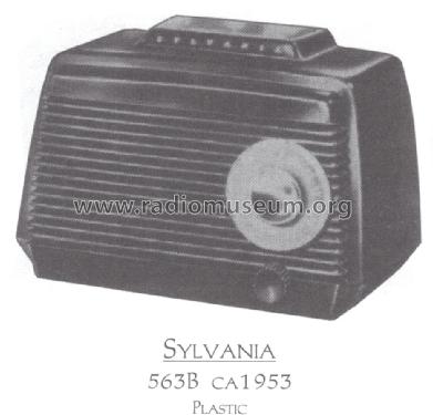 563B Ch= 1-601-3; Sylvania Hygrade, (ID = 1502013) Radio