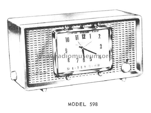 598 Ch= 1-602-6; Sylvania Electric (ID = 2301654) Radio