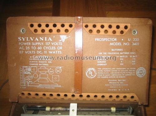 Emergency receiver with geiger counter U235; Sylvania Hygrade, (ID = 1168201) Radio