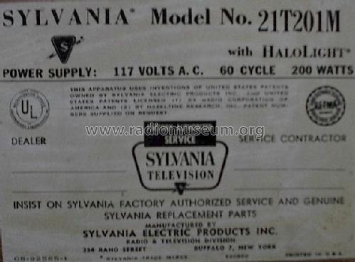 The Decatur 21T201M Ch=33; Sylvania Hygrade, (ID = 433280) Television