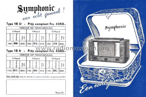 18A; Symphonic; Belgium (ID = 1907955) Radio