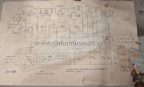 Portable Record Player/AM Radio SL-129; Symphonic Radio & (ID = 2540880) Radio