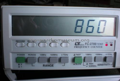 Frequency Counter FC-2700; Taiyuan No.2 太原无... (ID = 897889) Equipment