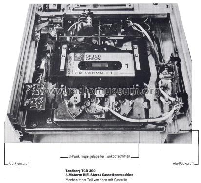 Cassette Deck TCD300; Tandberg Radio; Oslo (ID = 2699707) R-Player