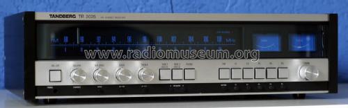 FM Stereo Receiver TR-2025; Tandberg Radio; Oslo (ID = 3114217) Radio