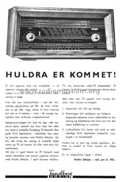 Huldra 6 Stereo; Tandberg Radio; Oslo (ID = 2074607) Radio