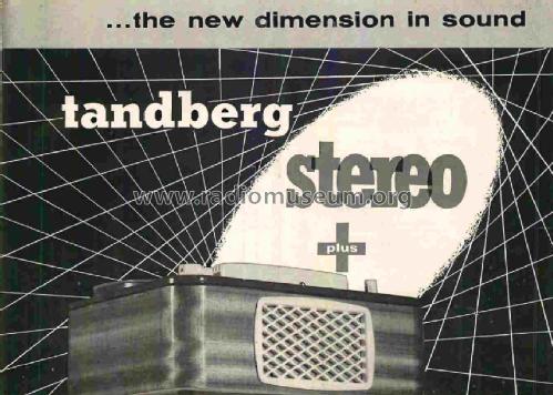 Model 3 Stereo ; Tandberg Radio; Oslo (ID = 2986259) R-Player