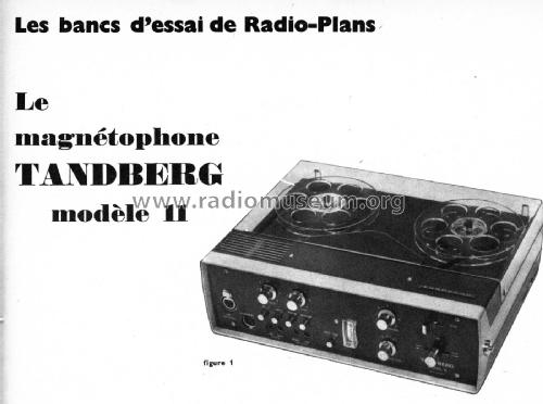 TB11; Tandberg Radio; Oslo (ID = 3093830) Sonido-V