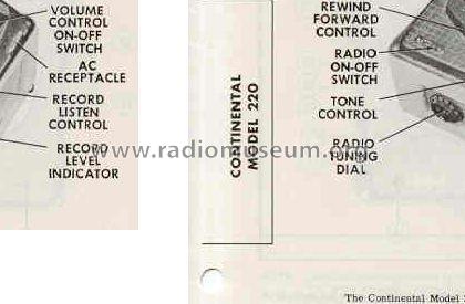 Continental 220; Tape Recorders Inc.; (ID = 412457) R-Player