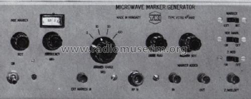 Microwave Marker Generator V 1780; Távközlési Kutató (ID = 1336713) Equipment