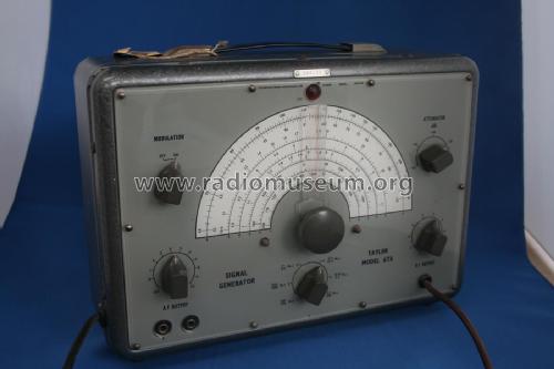 AF/RF Signal Generator 67A; Taylor Electrical (ID = 1808104) Equipment