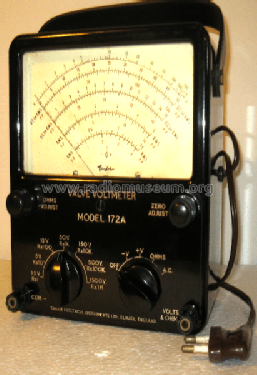 Valve Voltmeter Model 172A; Taylor Electrical (ID = 1478103) Equipment