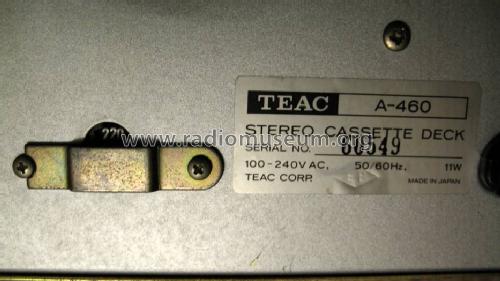 A-460; TEAC; Tokyo (ID = 1106771) R-Player