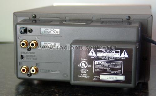 Compact Disc Multi Player PD-H303; TEAC; Tokyo (ID = 1677156) R-Player