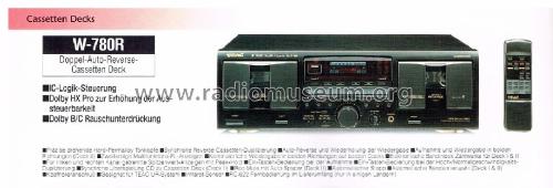 Double Cassette Deck W-780R; TEAC; Tokyo (ID = 2981678) R-Player