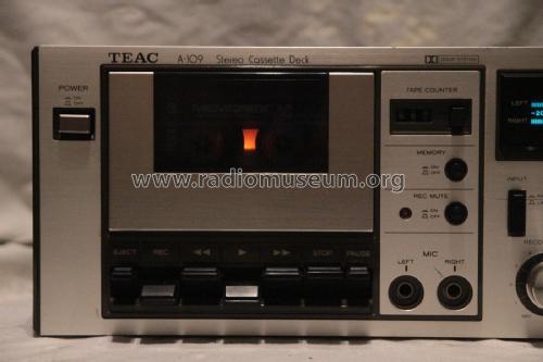 Stereo Cassette Deck A-109; TEAC; Tokyo (ID = 2231558) R-Player