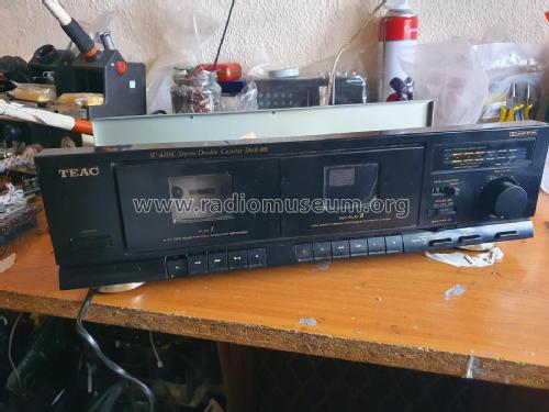 Stereo Double Cassette Deck W-420C; TEAC; Tokyo (ID = 2929062) R-Player