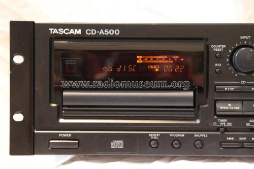 Tascam Compact Disc Player/Reverse Cassette Deck CD-A500; TEAC; Tokyo (ID = 2016508) Sonido-V