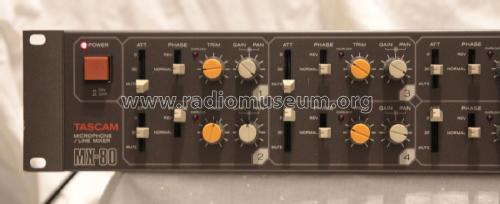 Tascam Microphone / Line Mixer MX-80 Misc TEAC; Tokyo |Radiomuseum.org