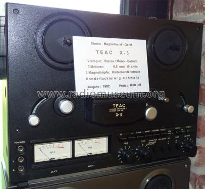 X-3; TEAC; Tokyo (ID = 2218924) Sonido-V