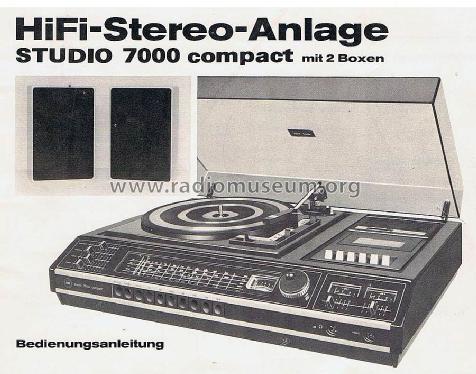 Studio Compact 7000; TEC Dieter Beer; (ID = 1623538) Radio