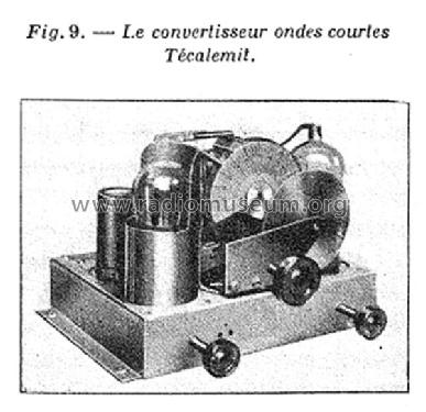 Adaptateur Ondes Courtes ; Técalémit Radio; (ID = 2320585) Converter