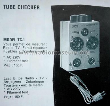 Tube Checker TC-1; Tech Instruments Co. (ID = 2998436) Equipment