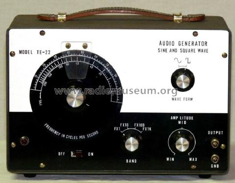Audio Generator TE-22; Tech Instruments Co. (ID = 656295) Equipment