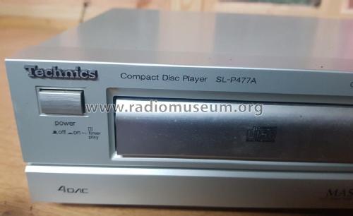 Compact Disc Player SL-P477A; Technics brand (ID = 2815845) R-Player