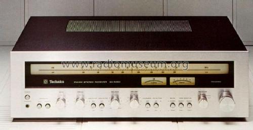 FM/AM Stereo Receiver SA-5460; Technics brand (ID = 661432) Radio