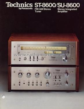 FM/AM Stereo Tuner ST-8600; Technics brand (ID = 2079839) Radio