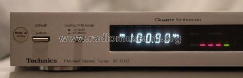 FM/AM Stereo Tuner ST-C03; Technics brand (ID = 2112121) Radio