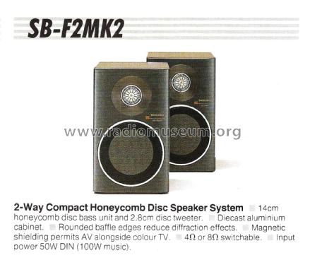 Honeycomb Disc Speaker System SB-F2MK2; Technics brand (ID = 1875037) Speaker-P