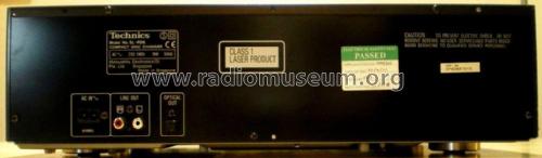 Multi Compact Disc Player SL-PD6; Technics brand (ID = 2091876) Sonido-V