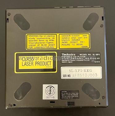 Portable CD Player SL-XP5; Technics brand (ID = 3040821) Sonido-V