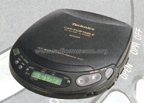 Portable CD Player SL-XP 255; Technics brand (ID = 2046850) R-Player