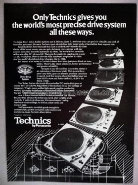 Direct Drive Turntable System SL-1200; Technics brand (ID = 2099653) R-Player