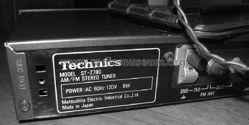Quartz Synthesizer AM/FM Tuner ST-Z780; Technics brand (ID = 1643690) Radio