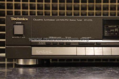 Quartz Synthesizer LW/AM / FM Stereo Tuner ST-G70L; Technics brand (ID = 1688913) Radio