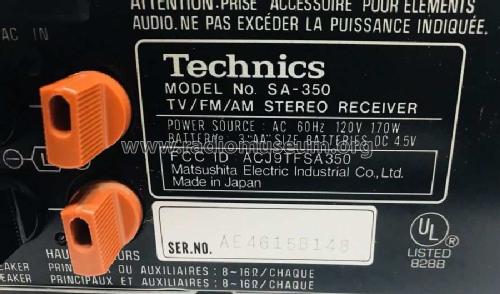 SA-350; Technics brand (ID = 2332670) Radio