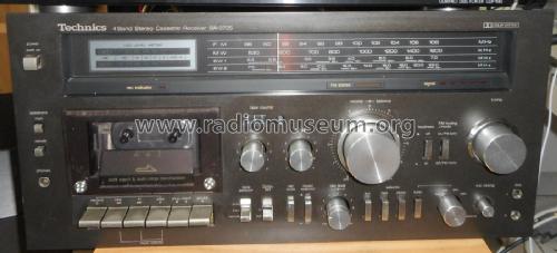 4 Band Stereo Cassette Receiver SA-370S; Technics brand (ID = 2933732) Radio