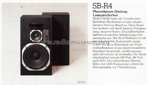 SB-R4; Technics brand (ID = 1651582) Speaker-P