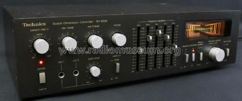 Space Dimension Controller SH-8030 Ampl/Mixer Technics brand  |Radiomuseum.org