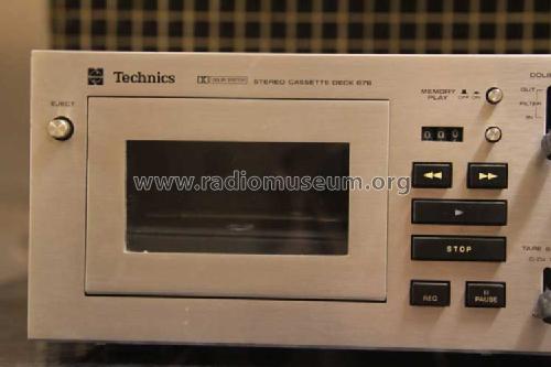 Stereo Cassette Deck RS-676US; Technics brand (ID = 1555265) R-Player