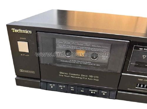 Stereo Cassette Deck RS-915-KM; Technics brand (ID = 2983693) R-Player